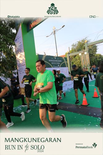 Race photo from Mangkunegaran Run 2024