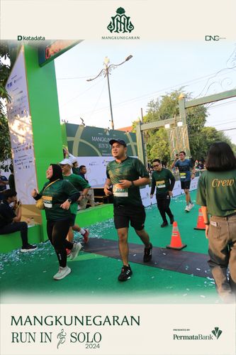 Race photo from Mangkunegaran Run 2024