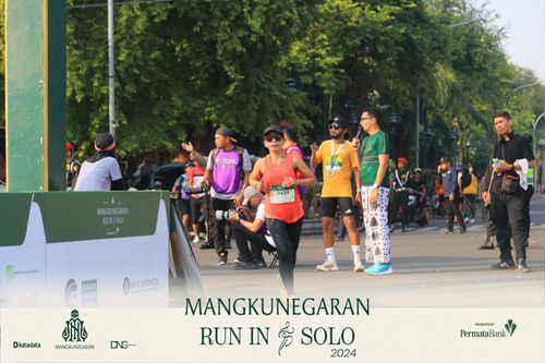 Race photo from Mangkunegaran Run 2024