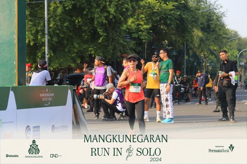 Race photo from Mangkunegaran Run 2024