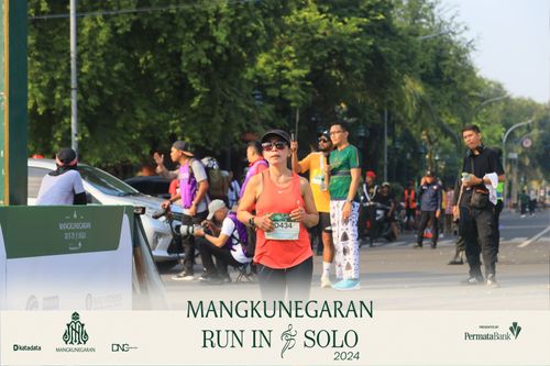 Race photo from Mangkunegaran Run 2024