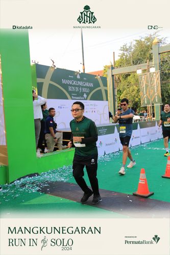 Race photo from Mangkunegaran Run 2024