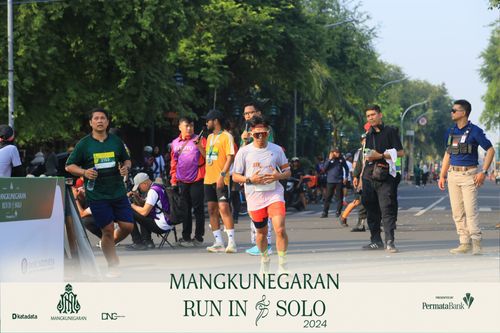 Race photo from Mangkunegaran Run 2024
