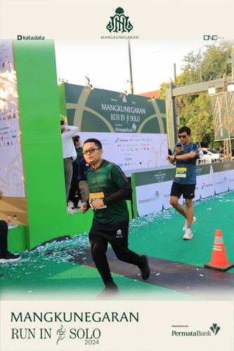 Race photo from Mangkunegaran Run 2024
