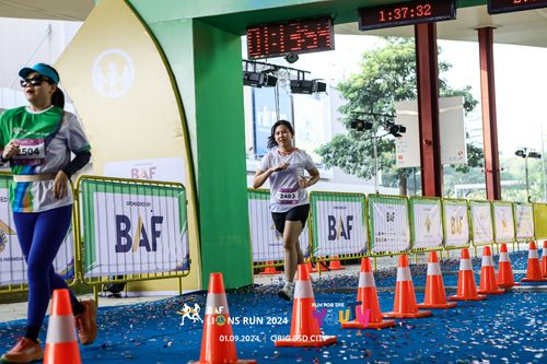Race photo from BAF LIONS RUN 2024