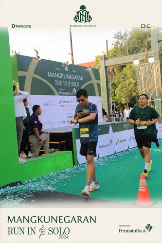 Race photo from Mangkunegaran Run 2024