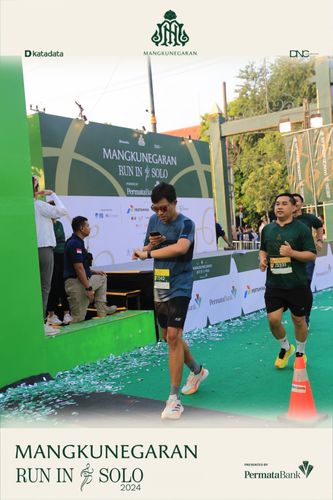 Race photo from Mangkunegaran Run 2024
