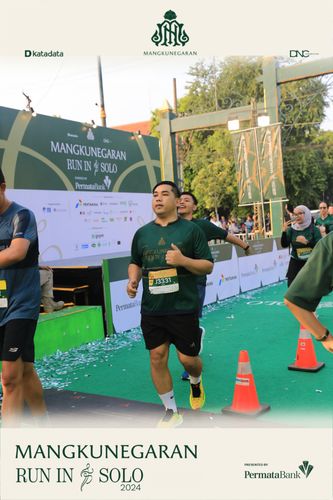 Race photo from Mangkunegaran Run 2024