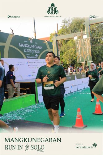 Race photo from Mangkunegaran Run 2024