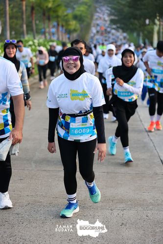 Race photo from Taman Budaya x BOGORUN 2025