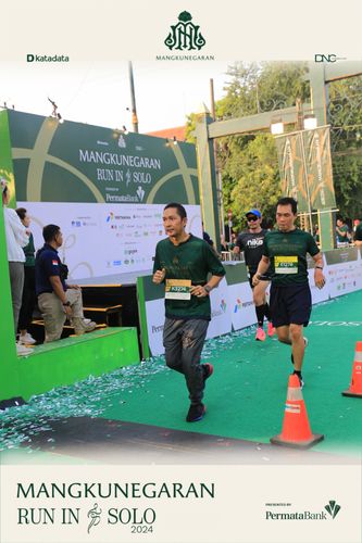 Race photo from Mangkunegaran Run 2024