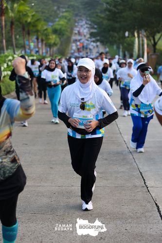 Race photo from Taman Budaya x BOGORUN 2025