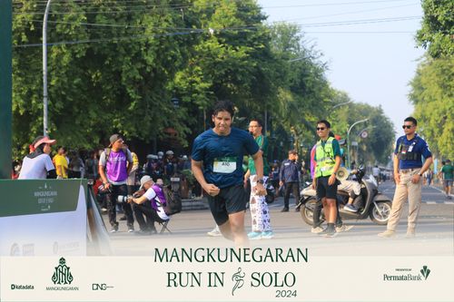 Race photo from Mangkunegaran Run 2024