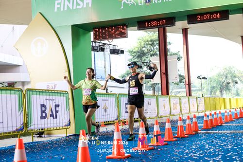 Race photo from BAF LIONS RUN 2024