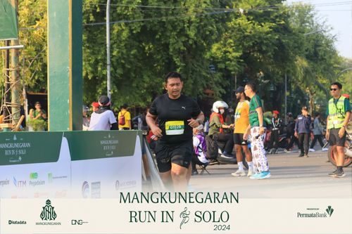Race photo from Mangkunegaran Run 2024