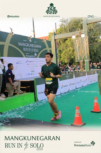 Race photo from Mangkunegaran Run 2024