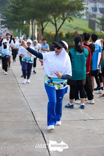 Race photo from Taman Budaya x BOGORUN 2025