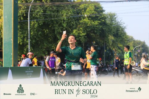 Race photo from Mangkunegaran Run 2024