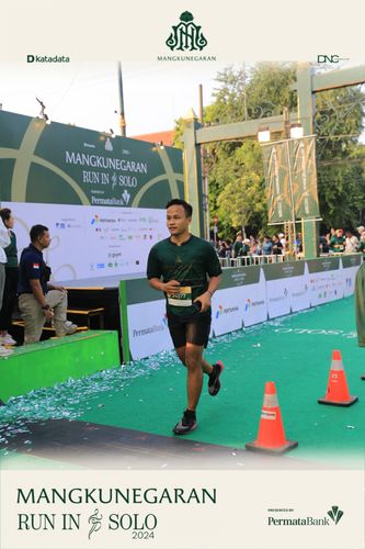 Race photo from Mangkunegaran Run 2024