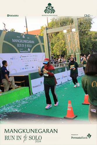 Race photo from Mangkunegaran Run 2024