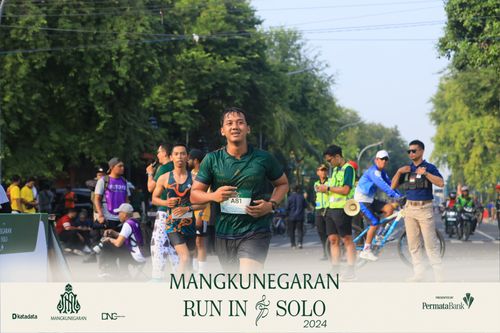 Race photo from Mangkunegaran Run 2024