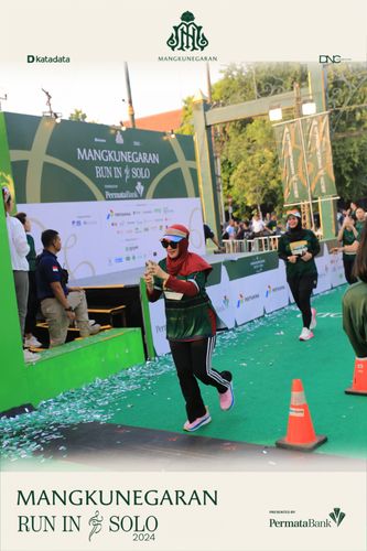 Race photo from Mangkunegaran Run 2024