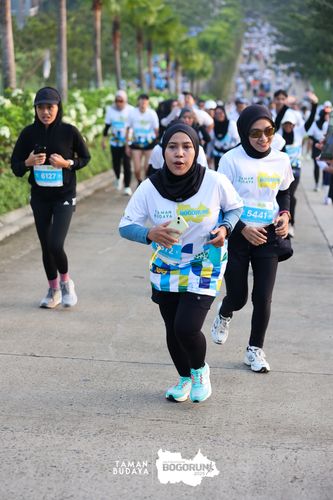 Race photo from Taman Budaya x BOGORUN 2025
