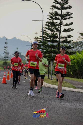 Race photo from CISANGKAN KBP CITY RUN 2025