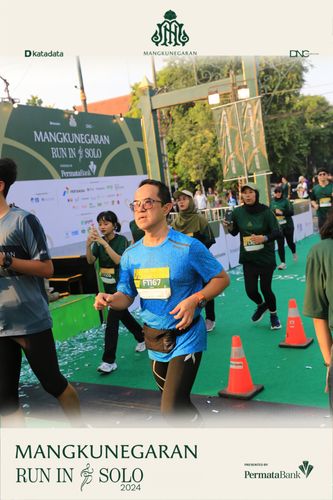 Race photo from Mangkunegaran Run 2024