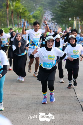 Race photo from Taman Budaya x BOGORUN 2025