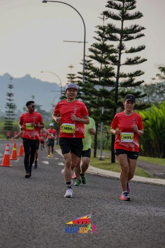 Race photo from CISANGKAN KBP CITY RUN 2025