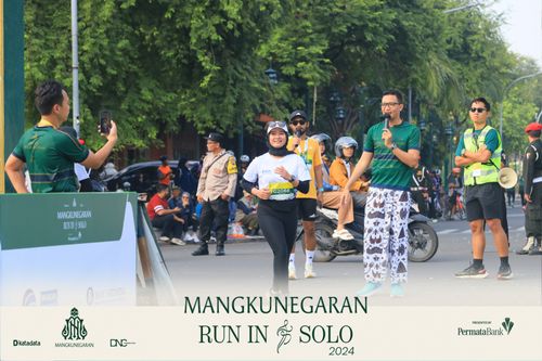 Race photo from Mangkunegaran Run 2024