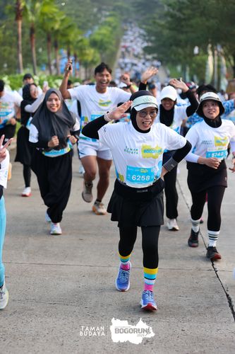 Race photo from Taman Budaya x BOGORUN 2025