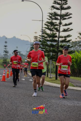 Race photo from CISANGKAN KBP CITY RUN 2025