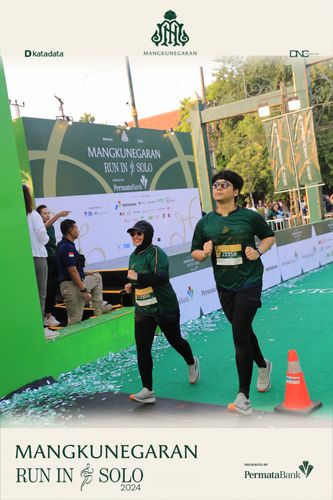 Race photo from Mangkunegaran Run 2024