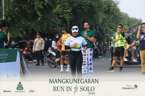 Race photo from Mangkunegaran Run 2024