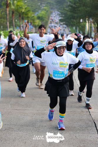 Race photo from Taman Budaya x BOGORUN 2025