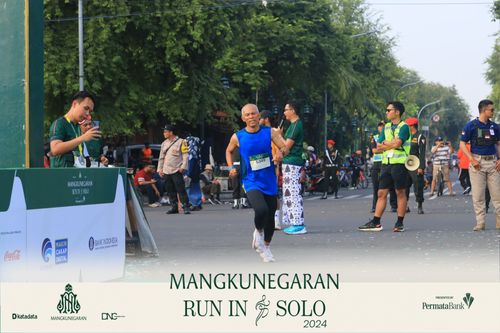 Race photo from Mangkunegaran Run 2024