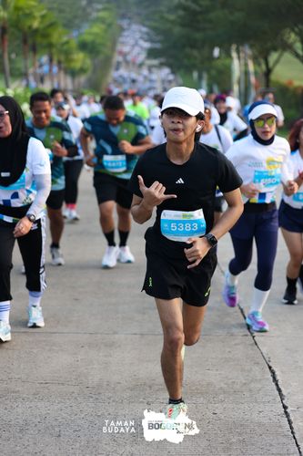 Race photo from Taman Budaya x BOGORUN 2025