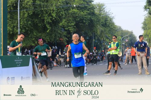 Race photo from Mangkunegaran Run 2024