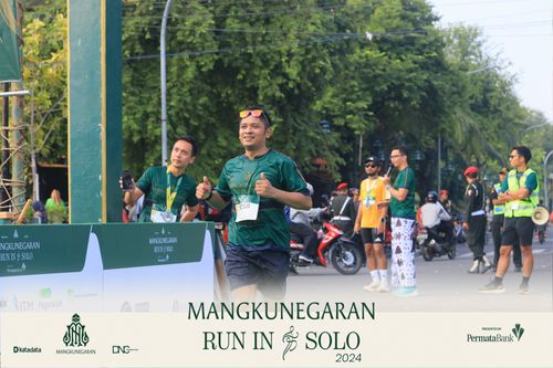 Race photo from Mangkunegaran Run 2024