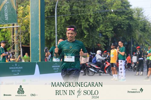 Race photo from Mangkunegaran Run 2024