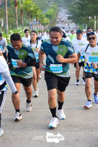 Race photo from Taman Budaya x BOGORUN 2025