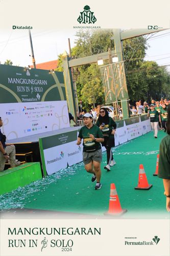 Race photo from Mangkunegaran Run 2024