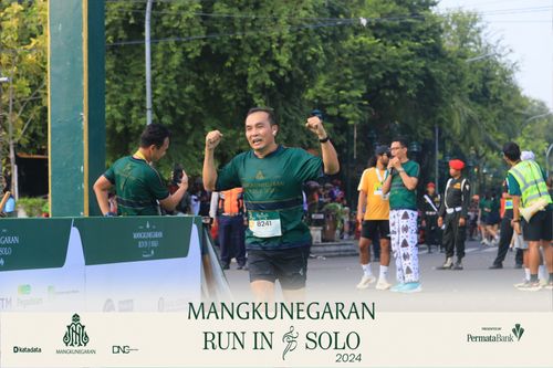 Race photo from Mangkunegaran Run 2024