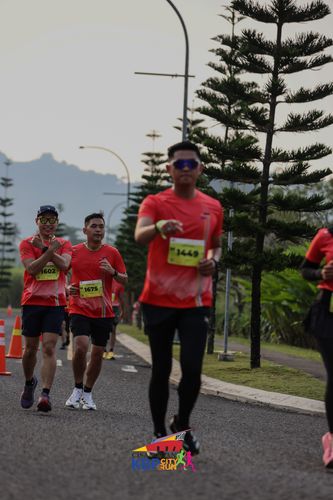 Race photo from CISANGKAN KBP CITY RUN 2025