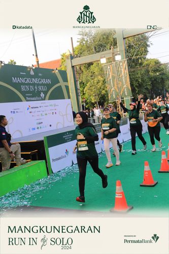 Race photo from Mangkunegaran Run 2024