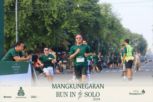 Race photo from Mangkunegaran Run 2024