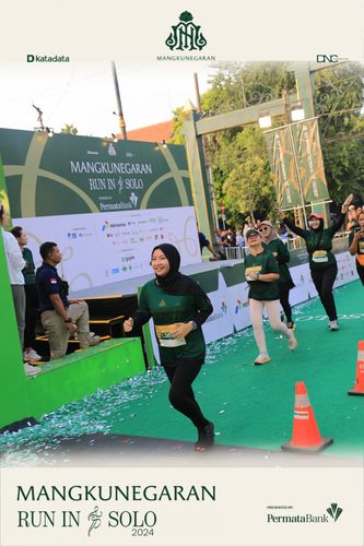 Race photo from Mangkunegaran Run 2024