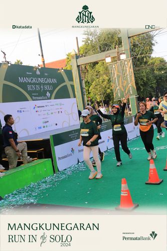 Race photo from Mangkunegaran Run 2024
